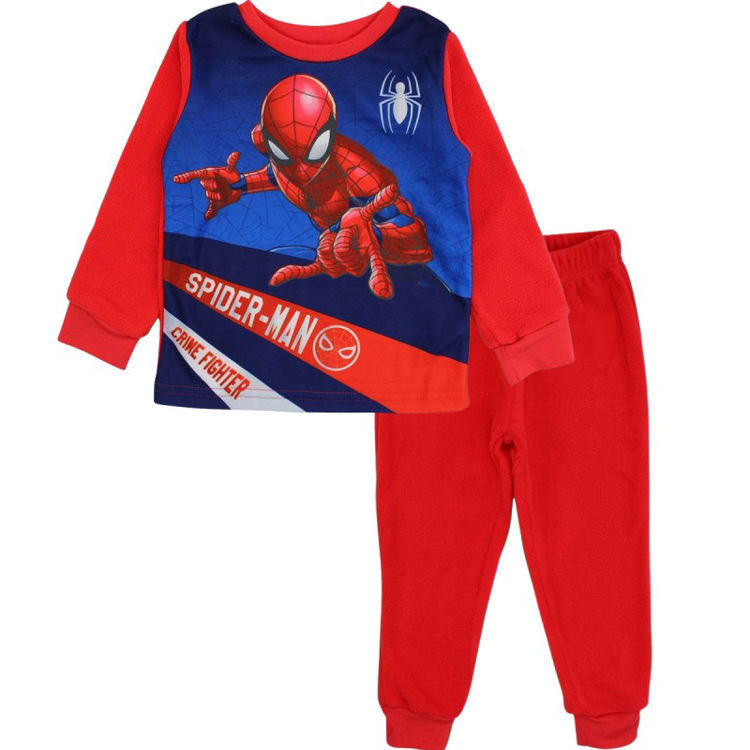 Picture of 5204 BOYS SPIDERMAN TWO PIECE THERMAL FLEECY PYJAMA